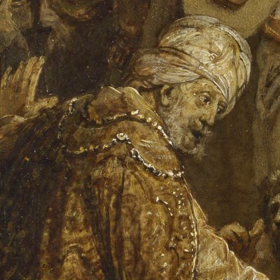 Le Christ devant Pilate et le peuple. Ecce homo - Rembrandt