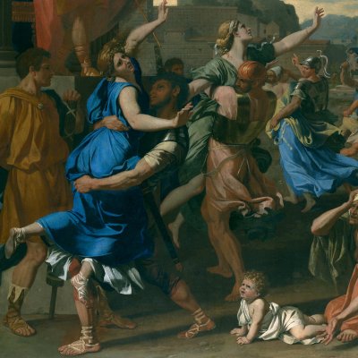 L’enlèvement des Sabines (New-York) - Poussin