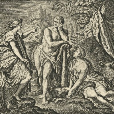 The Judgment of Hercules (Shaftesbury, Characteristics, 1713) - Gribelin after P. de Matteis