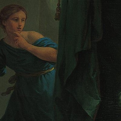 Mercure, Hersé et Aglaure / Alcibiade aux genoux de sa maîtresse - Lagrenée