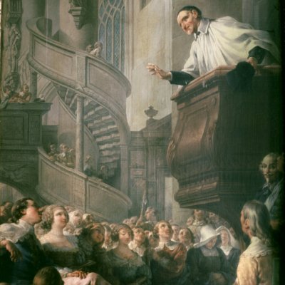 Saint Vincent de Paul prêchant - Hallé