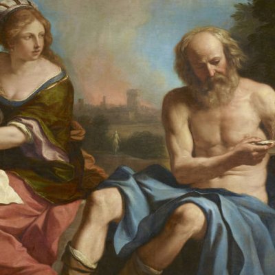 Loth et ses filles (version de Dresde) - Le Guerchin