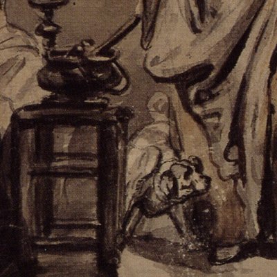 La malédiction paternelle, le fils puni (esquisse) - Greuze