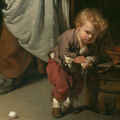 Les œufs cassés - Greuze