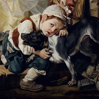 Le manège napolitain - Greuze