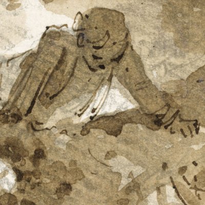 Le villageois qui cherche son veau - Fragonard