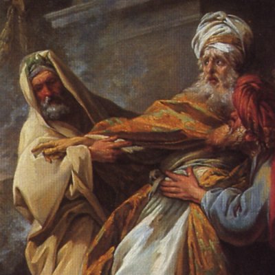 Jéroboam sacrifiant aux idoles - Fragonard