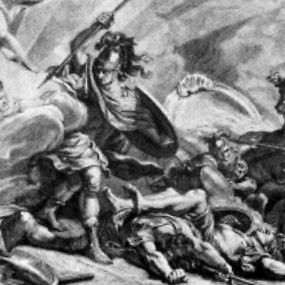 Vénus blessée par Diomède - Aveline d’après Deshays