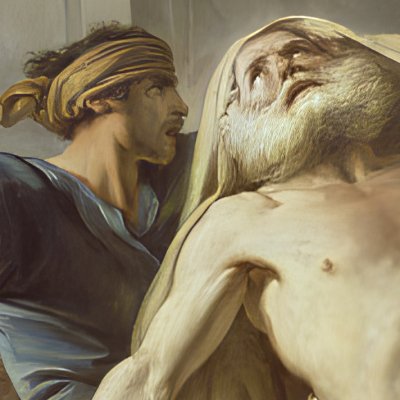 La flagellation de saint André - Deshays