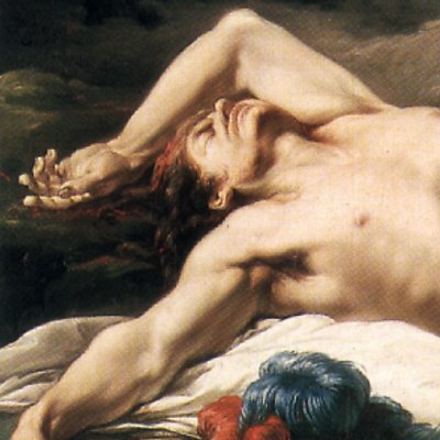 Hector exposé sur les rives du Scamandre - Deshays