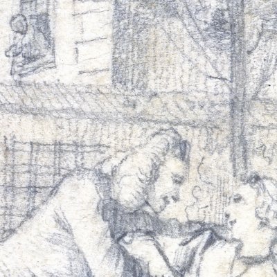 La Servante justifiée (La Fontaine, Contes, dessins prép. de Cochin)