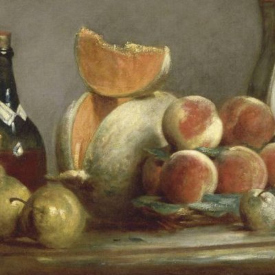 Le Melon entamé - Chardin