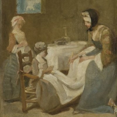 Esquisse du Bénédicité - Chardin
