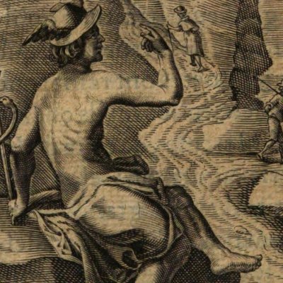 La statue de Mercure (Baudoin, 1638) - Briot