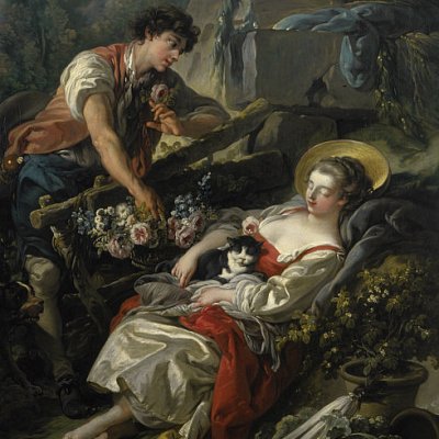 La jardinière endormie - Boucher