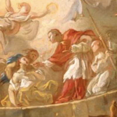 Saint Charles Borromée pendant la peste de Milan - Berthélemy