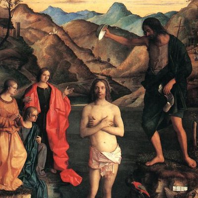 Le baptême du Christ - Giovanni Bellini