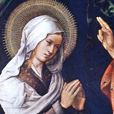 Le Christ devant Marie - Maître de Stuttgart