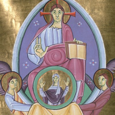 La mort de la Vierge (Péricopes de Henri II, F161v)