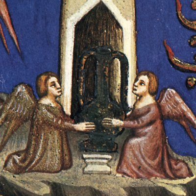 La vision de Zacharie (Bible de Naples, F336v)