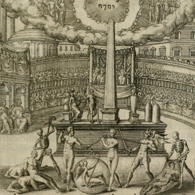 Vita humana est tanquam theatrum miseriarum (Boissard, Th. vitæ hum) - Th De Bry