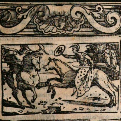 Guidon and Marphise fight (Roland furieux, ch19, 1570)