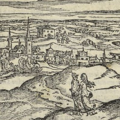 Bradamante dans la caverne de Merlin (Roland furieux, Valgrisi, 1560, ch3)