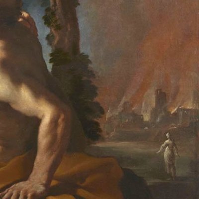 Loth et ses filles (version de l’Escorial) - Le Guerchin