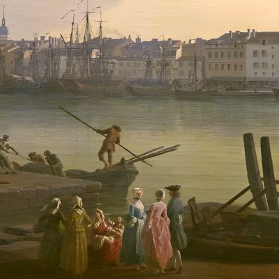 Vue du Port de La Rochelle (série des Ports de France) - Vernet