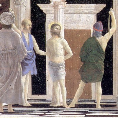 The scourging of Christ - Piero della Francesca