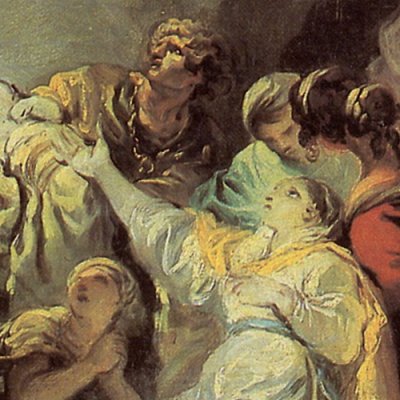 Le miracle des Ardents (esquisse de Bayonne) - Doyen