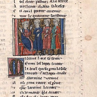 L’évanouissement d’Arthur (Perceval, Montpellier H249, f59)
