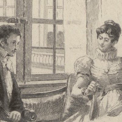 Rastignac chez Mme de Beauséant (Le Père Goriot, Quantin 1885) - Lynch