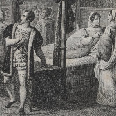 Le Portrait dérobé (La Princesse de Clèves, Lepetit 1820) - Choquet