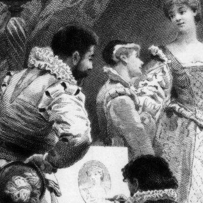Le Portrait dérobé (La Princesse de Clèves, Conquet, 1889) - Lamotte
