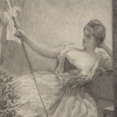 La canne des Indes (La Princesse de Clèves, Conquet, 1889) - Lamotte d'après Garnier