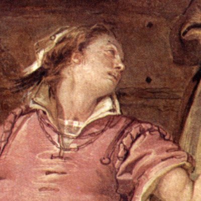 Angélique et Médor chez les bergers (villa Valmarana) - Tiepolo