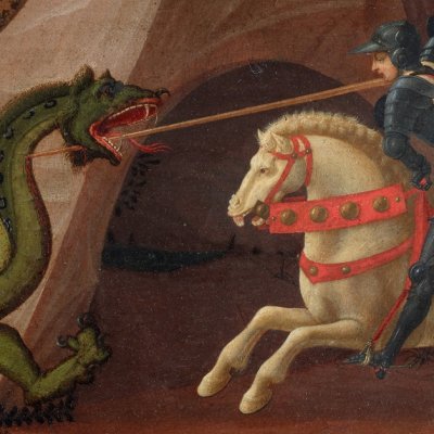 Saint Georges et le dragon (version de Paris) - Paolo Uccello