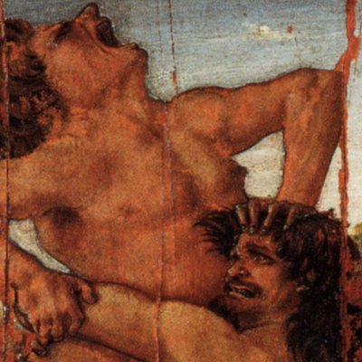 Hercule et Antée - Pollaiolo