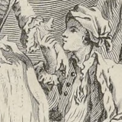 Clarisse au chevet de Lovelace (Clarisse, Nourse 1751, fig15) - Pasquier