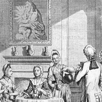 Clarisse accueillie chez Mme Sinclair (Clarissa, Rivington 1768, fig3) - Wale