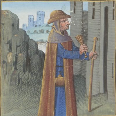 Un lépreux (Barthélémy l'Anglais, Livre des propriétés des choses)