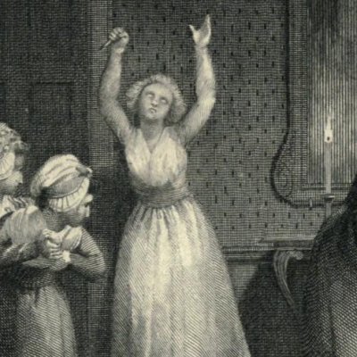 Clarisse menace de se suicider (Clarissa, Novelist’s Mag. 1784 fig21) - Stothard