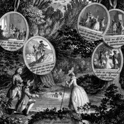 Les poissons de l’Élysée (La Nouvelle Héloïse, Poinçot 1788 front3) - Marillier 