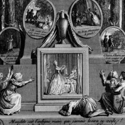 Tombeau de Julie (La Nouvelle Héloïse, Poinçot 1788 front4) - Marillier