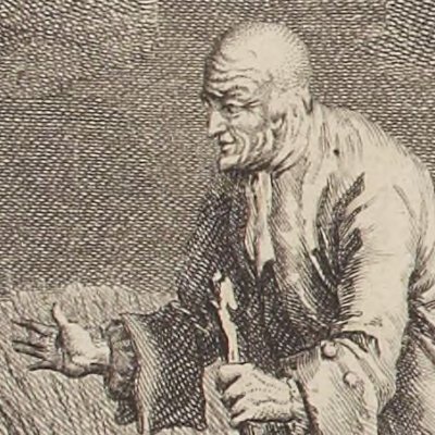 Ursule & le Centenaire (Paysanne pervertie,  Duchesne 1784, fig1 front1) - Binet