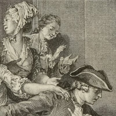Saint-Preux infidèle (Coll. compl. Londres, t1, 1774, NH, fig4) - Moreau