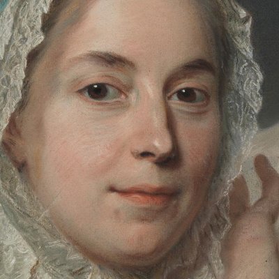 Mademoiselle Ferrand meditating on Newton - La Tour