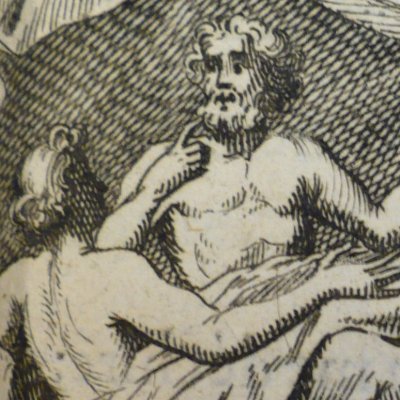 Les Femmes et le Secret (Fables de La Fontaine, 1678, 3eP) - atelier de Chauveau