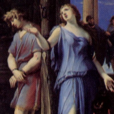 Olinde et Sophronie sur le bûcher - François Perrier
